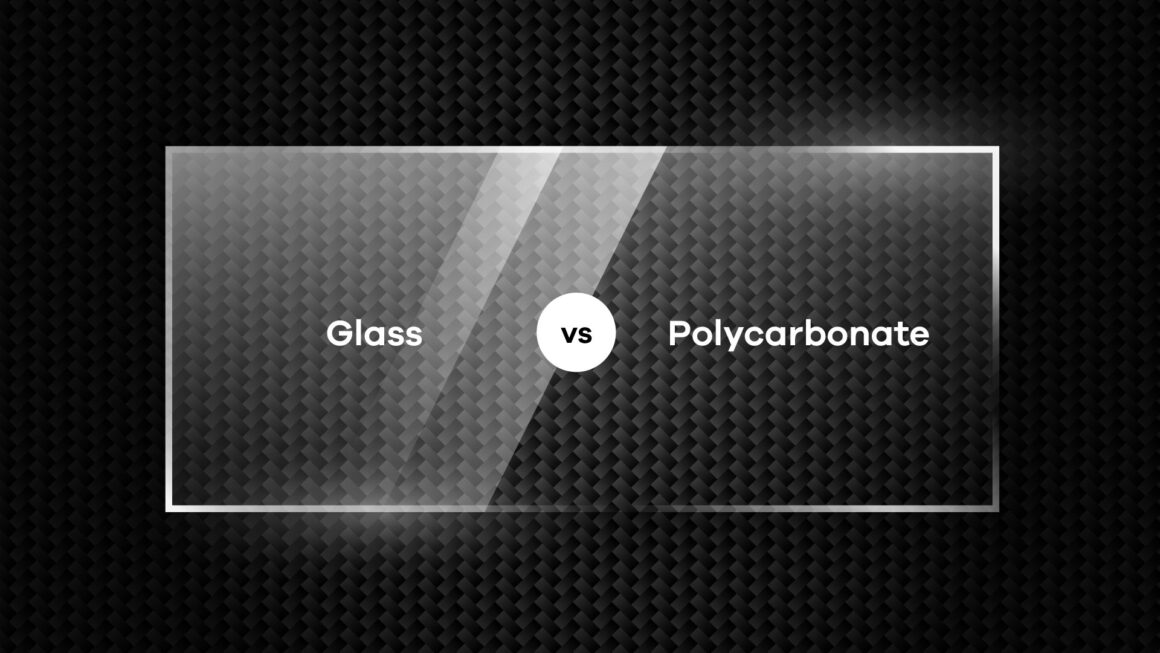 Why are acrylic and polycarbonate materials becoming increasingly popular as glass substitutes?